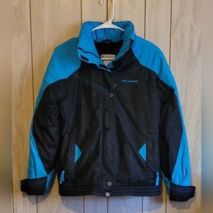 Columbia Girls Blue Bohemian Boarder Jacket  Omni-Shield Waterproof Youth 14-16